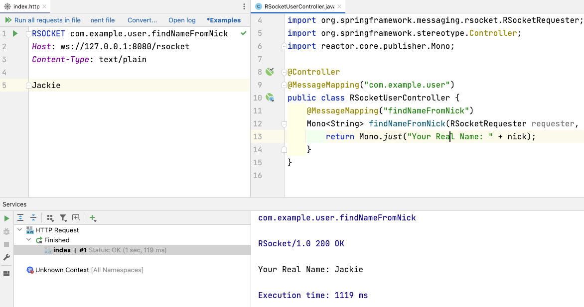 RSocket JetBrains plugin